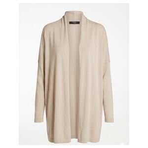 Max Mara Cream Beige Open Cardigan Minimalist Quiet Luxury